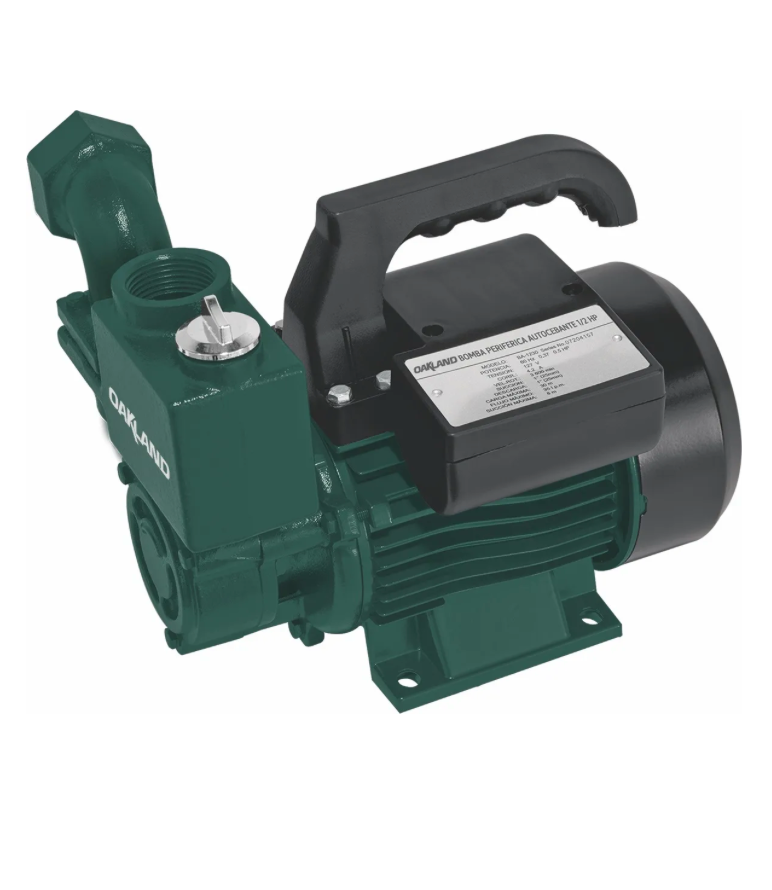 BOMBA AGUA AUTOCEBANTE 1/2 HP MONOFASICA 127V/60HZ