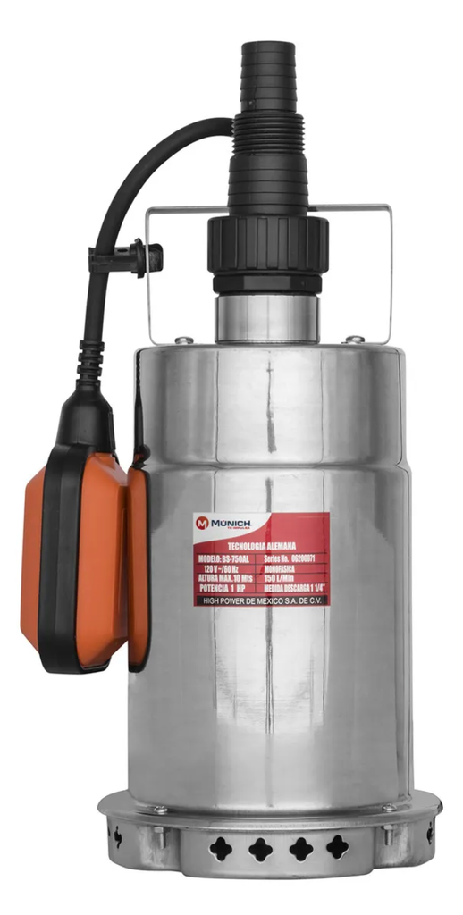 BOMBA DE AGUA LIMPIA 1HP