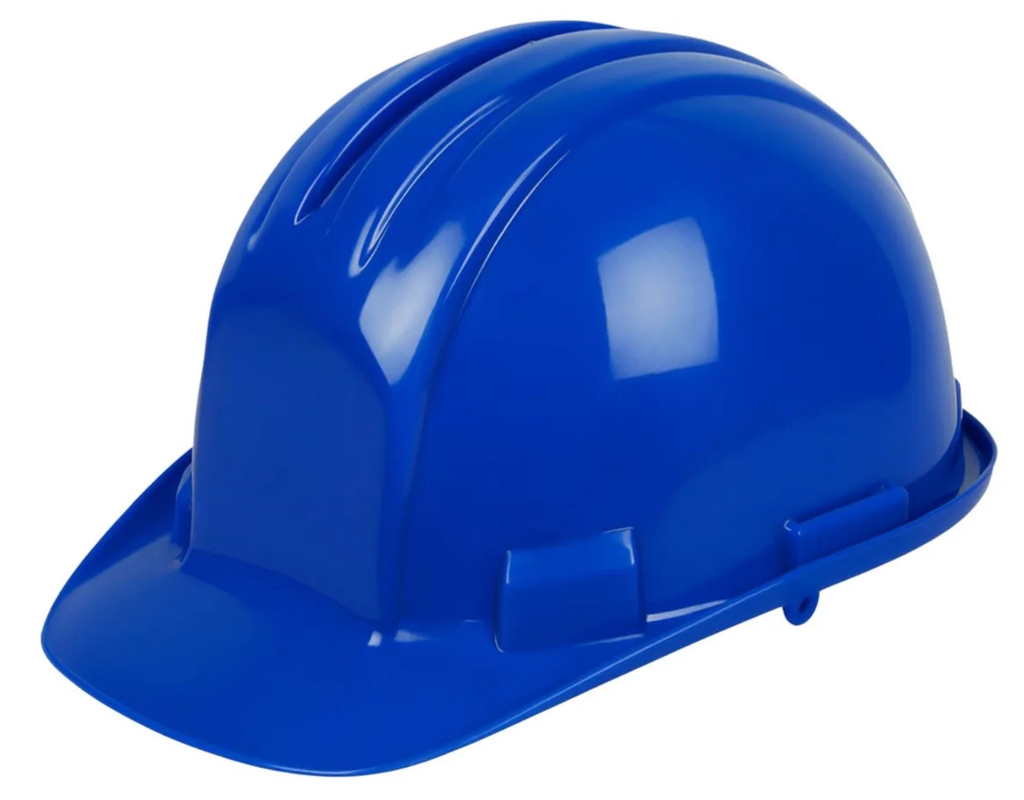 CASCO DE SEGURIDAD AZUL