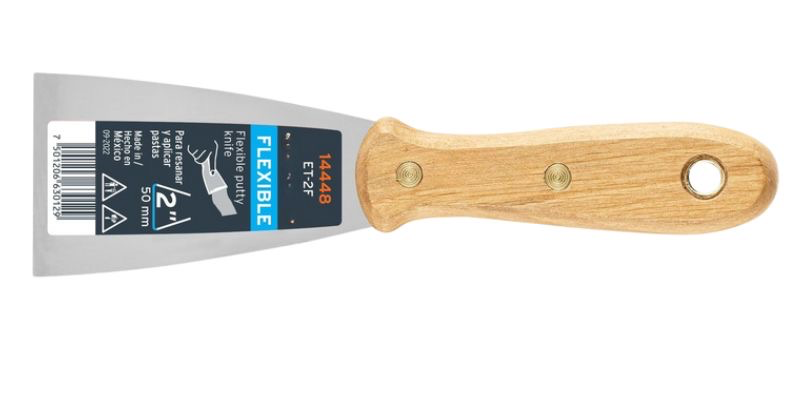 ESPATULA MANGO DE MADERA 2"