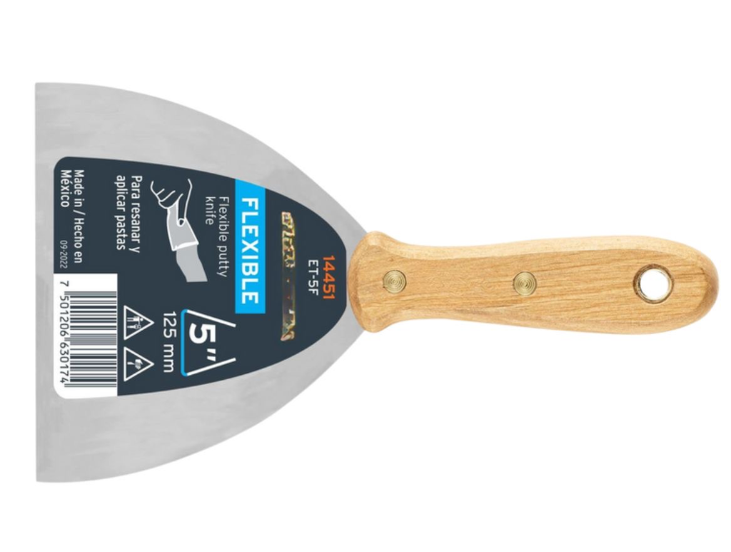 ESPATULA MANGO DE MADERA 5"