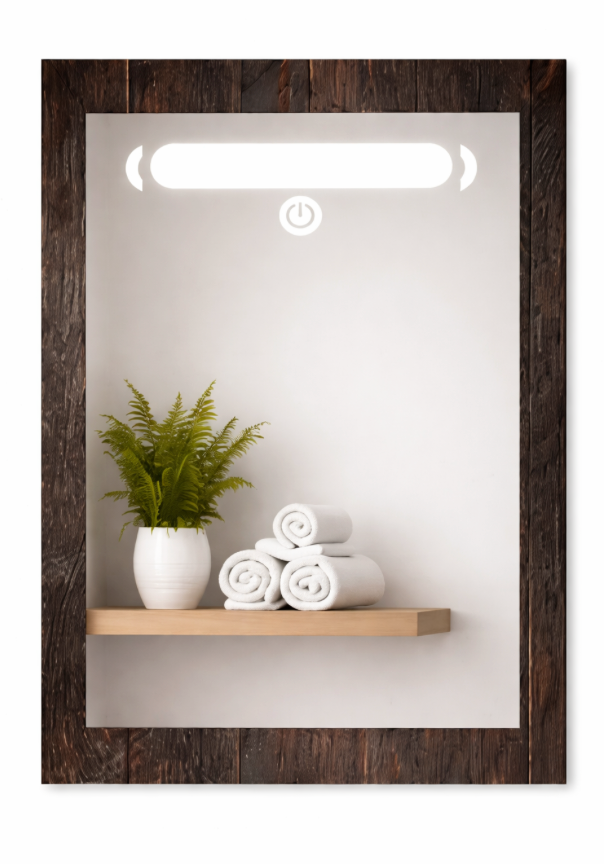 ESPEJO BOTIQUIN CHOCOLATE LUX