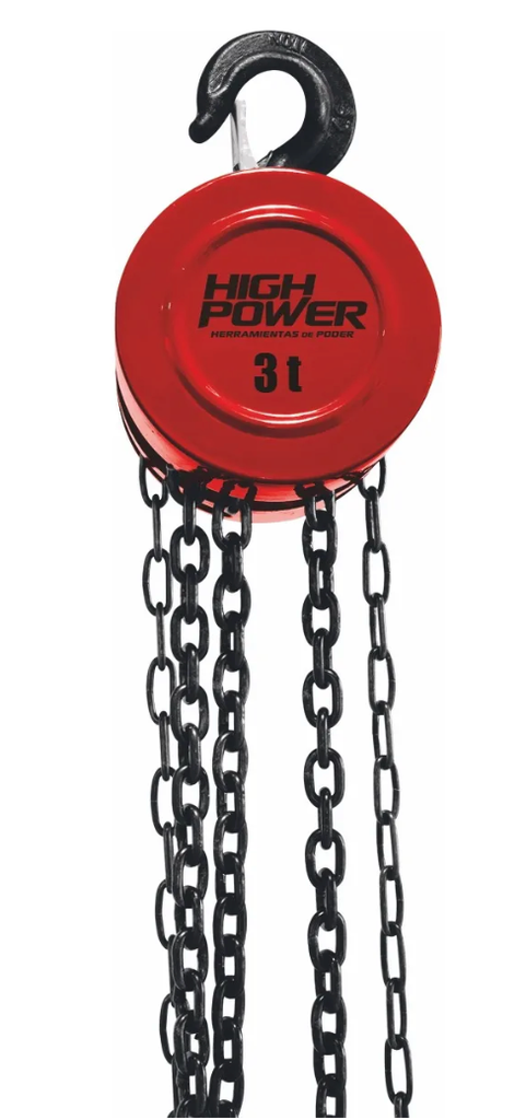 GARRUCHA 3 TON C/CADENA HP