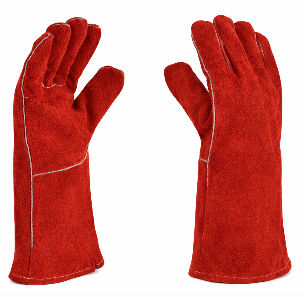 GUANTE CON CARNAZA ROJOS