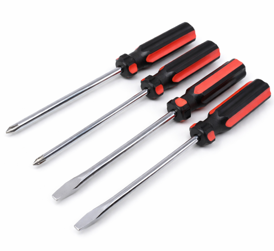 JUEGO DESARMADORES 4 PZS (2PLANOS+2CRUZ)GW