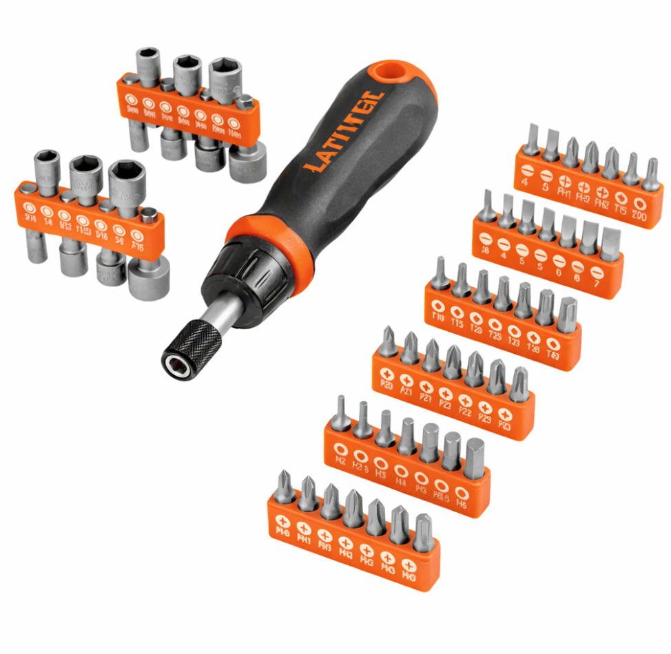 JUEGO DESARMADORES PUNTAS DADOS 34 PZS GW