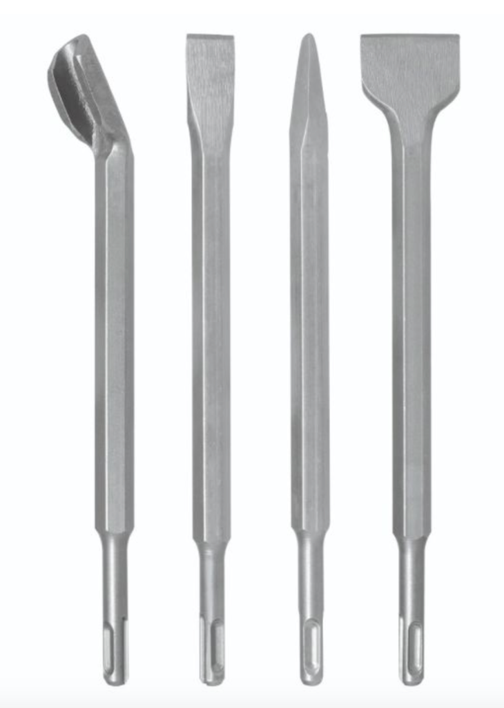 KIT 4 CINCELES SDS PLUS