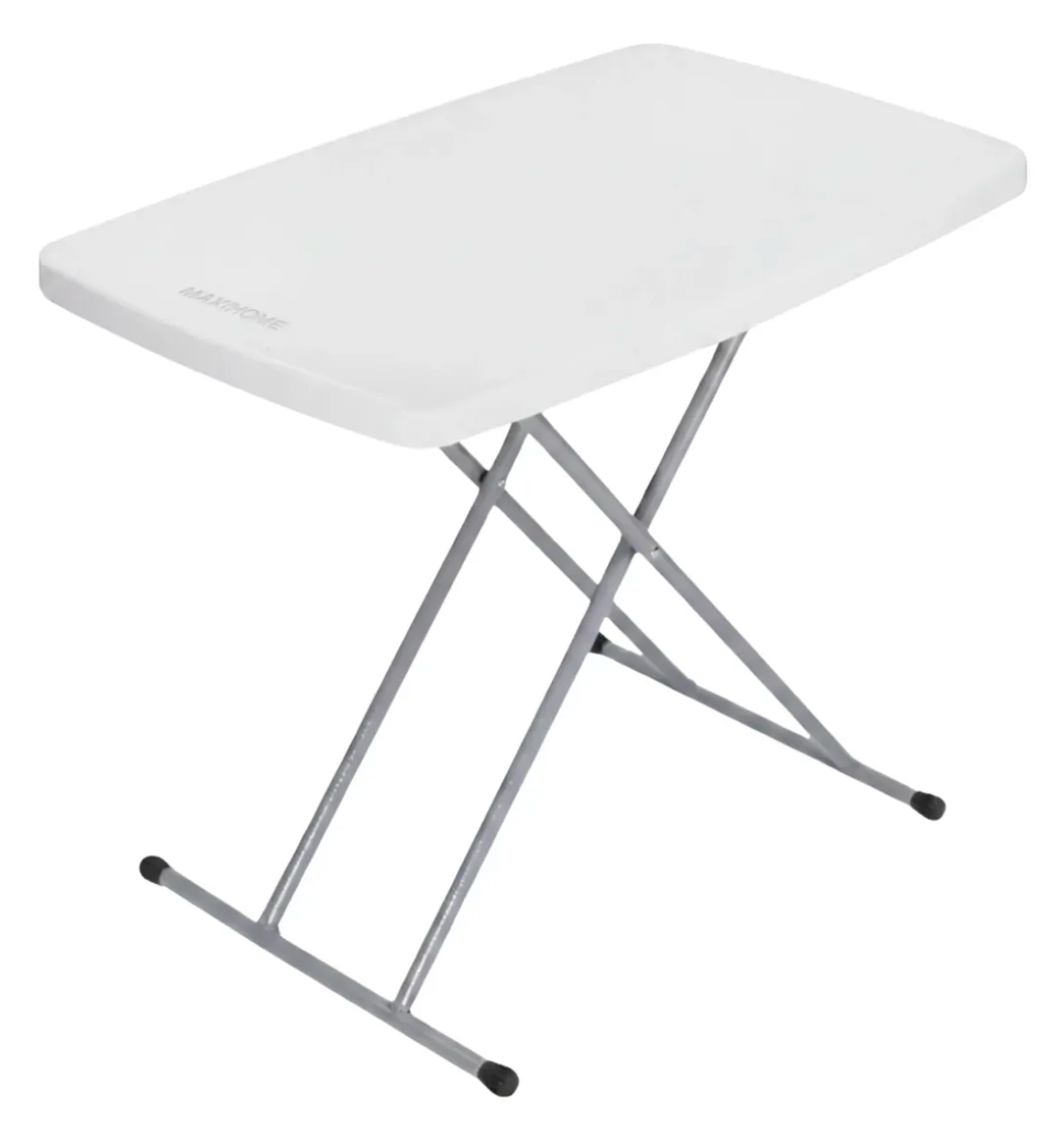 MESA PLEGABLE 75 CM BLANCA MAXIHOME