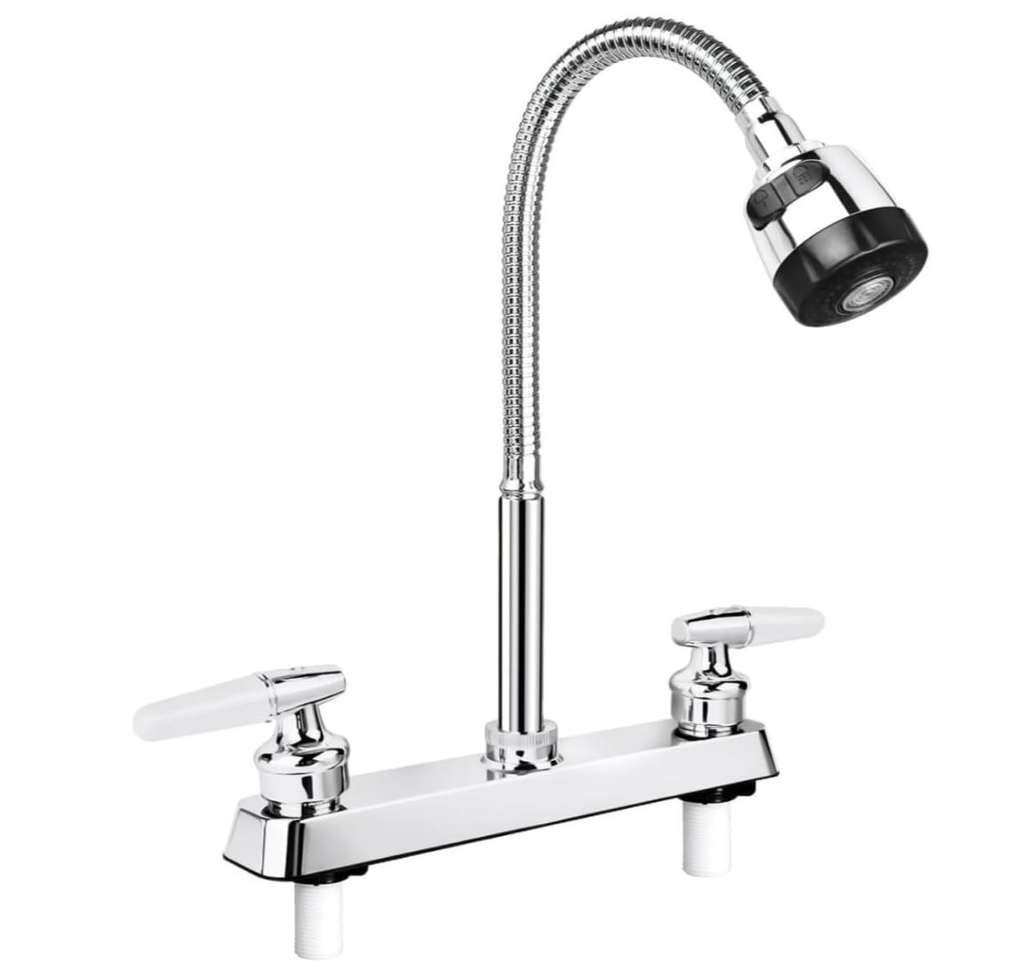 MEZCLADORA FREG FLEXIBLE PALANCA BLANCA FONTEIN PLASTICO
