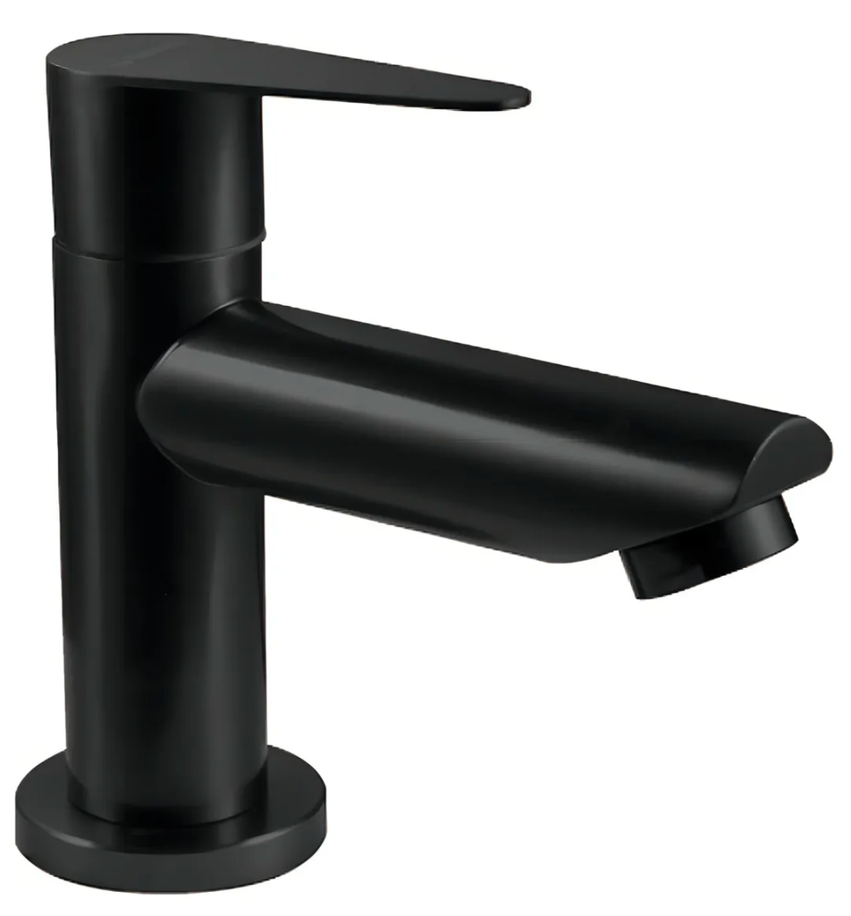 MONOMANDO FONTHY LAVABO METAL NEGRO A/FRIA