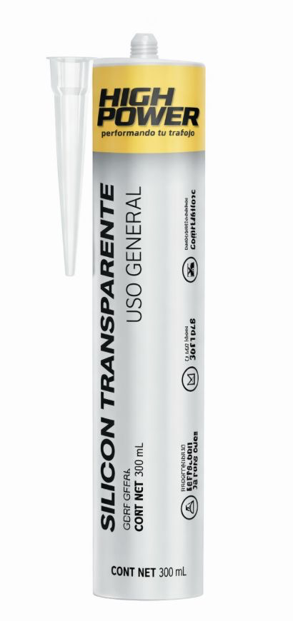 SILICON TRANSPARENTE USO GENERAL