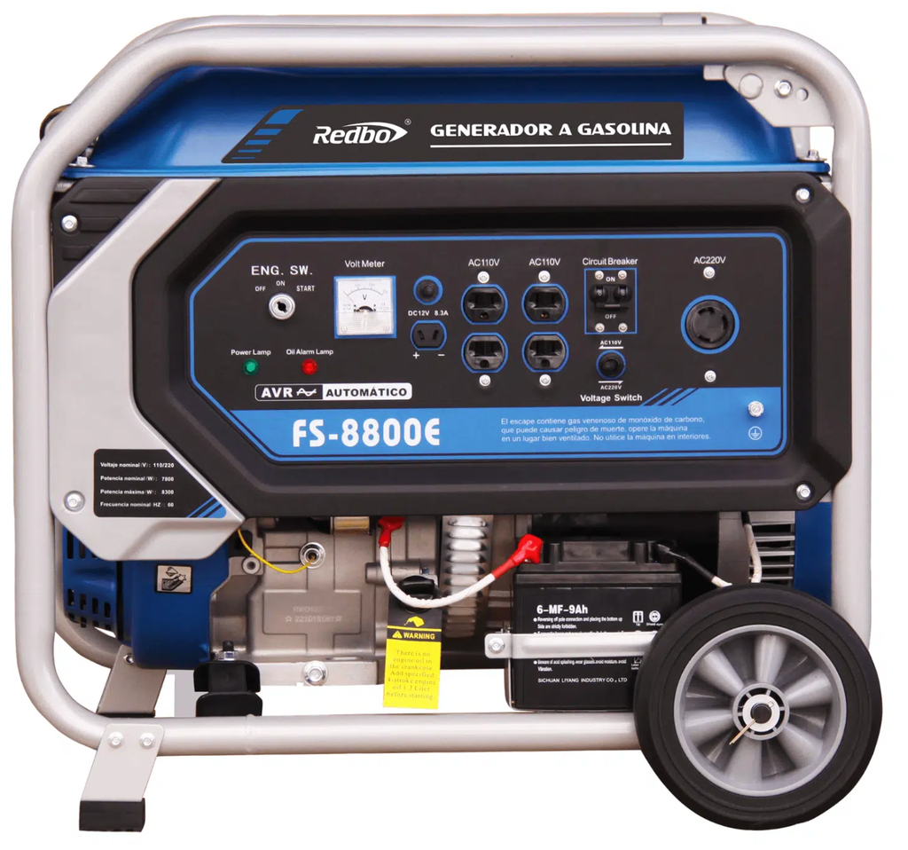 GENERADOR A GASOLINA 8800W