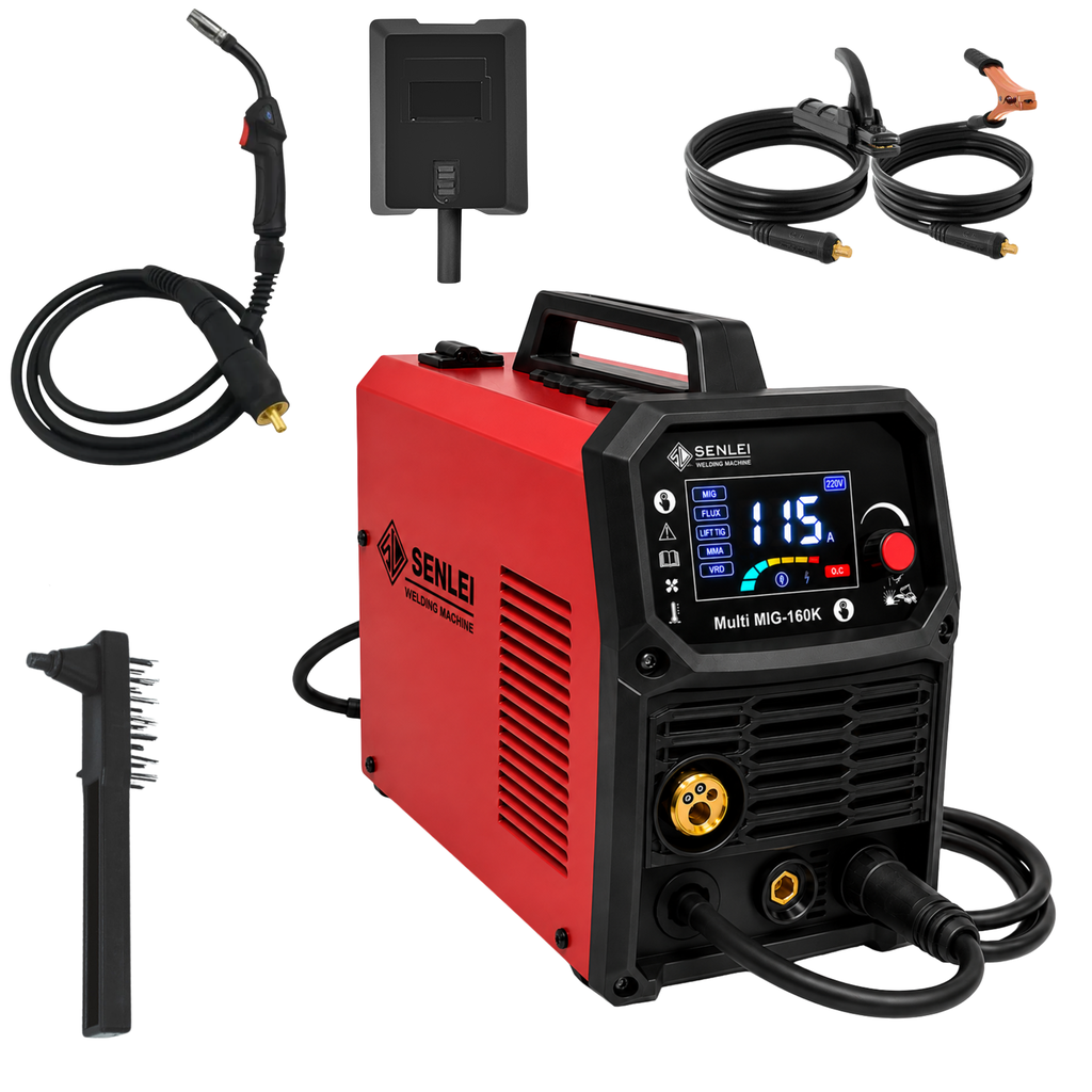 SOLDADORA INVERSORA 160A  127/220V (MIG-MMA-TIG) INDUSTRIAL