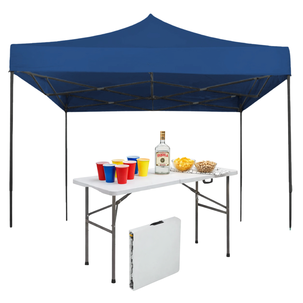 CARPA TOLDO 3X3 + MESA PLEGABLE 1.20 M