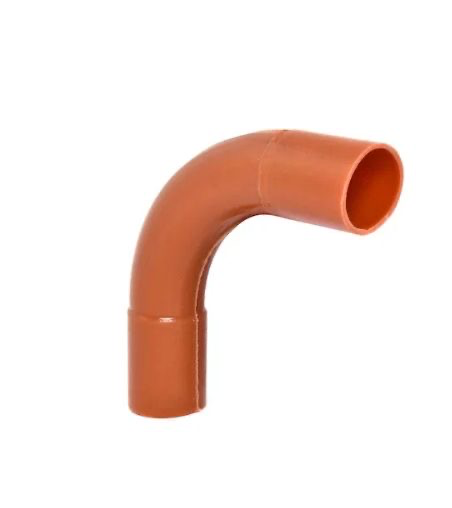 [COD12] CODO PARA POLIDUCTO COLOR NARANJA