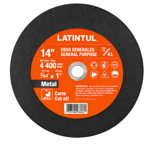 [30303] DISCO PARA CORTE METAL 14"