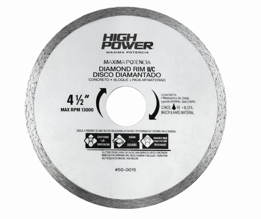[DCH115] DISCO RIN CONTINUO  4 1/2 HP
