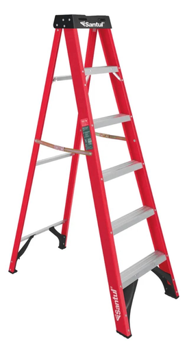 [6754] ESCALERA DE TIJERA T/II 5 PELDAÑOS SANTUL