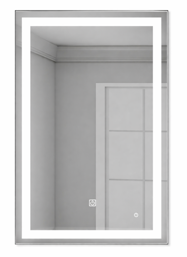 [69830] ESPEJO CUADRADO LUZ LED 50X70