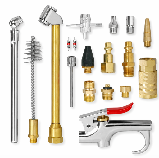 [33205] JUEGO ACCESORIOS NEUMATICOS 18PZS