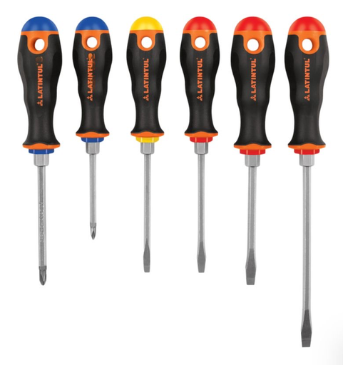 [30060] JUEGO DESARMADORES(3 PLANOS+3CRUZ)GW