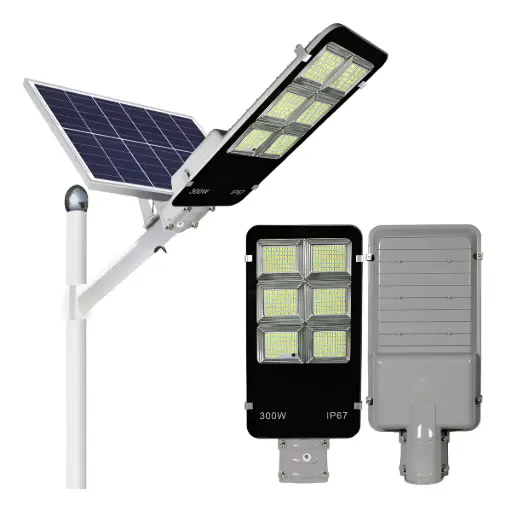 [SLD300] LAMPARA SUBURBANA SOLAR 300WTS
