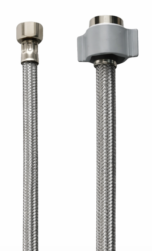 [F-9537] MANGUERA DE ALUMINIO LAVABO REFORZADA