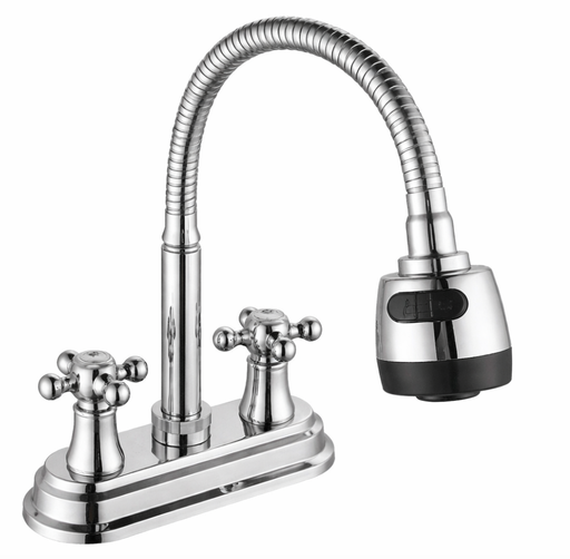 [SP40065] MEZCLADORA LAVABO FLEXIBLE CRUZ