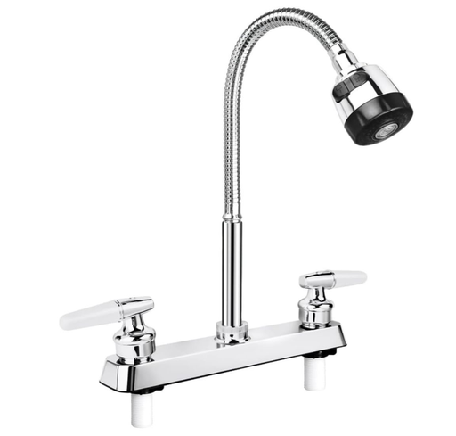 [72070] MEZCLADORA FREG FLEXIBLE PALANCA BLANCA FONTEIN PLASTICO