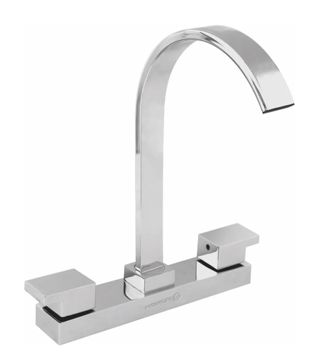 [MF-1032] MEZCLADORA FREGADERO CUELLO ALTO PLANO