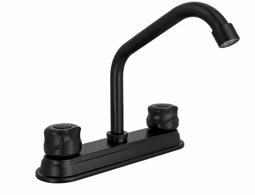 [72094] MEZCLADORA FREGADERO NEGRO MANERAL BOLA