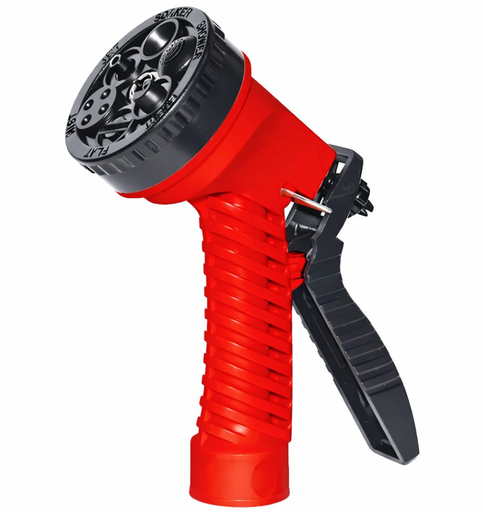 [7503] PISTOLA PLASTICA PARA RIEGO 5 FUNCIONES SANTUL