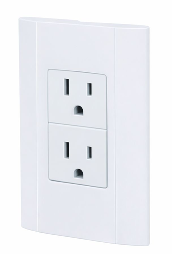 [CD01LX] PLACA CON CONTACTO DUPLEX