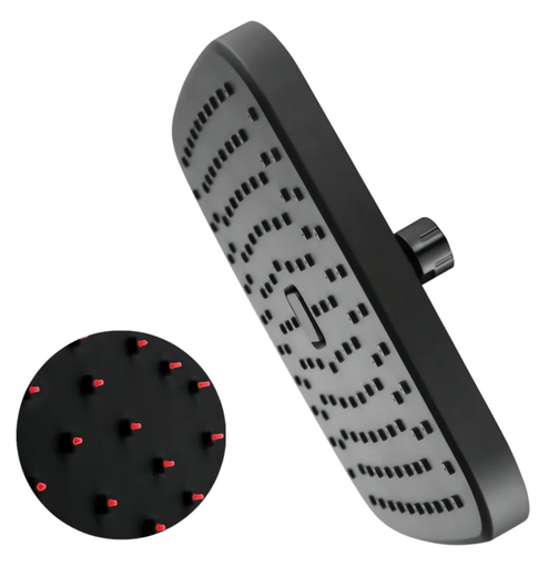 [REPU8-N] REGADERA PUSH NEGRA SOMI