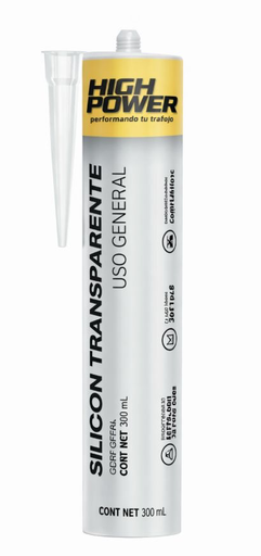 [S-300] SILICON TRANSPARENTE USO GENERAL