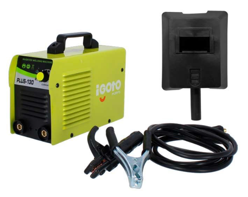 [PLUS130] SOLDADORA PLUS T/INVERSORA 130 AMPS IGOTO