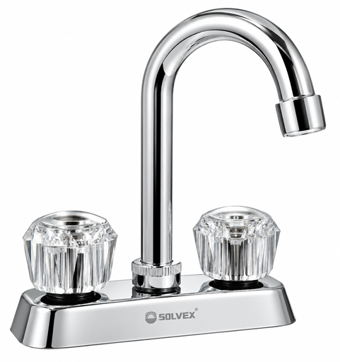 [SP40021] MEZCLADORA PARA LAVABO C/ALTO ACRILICO SOLVEX