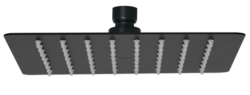 [71425] REGADERA CUADRADA 12" NEGRA GW