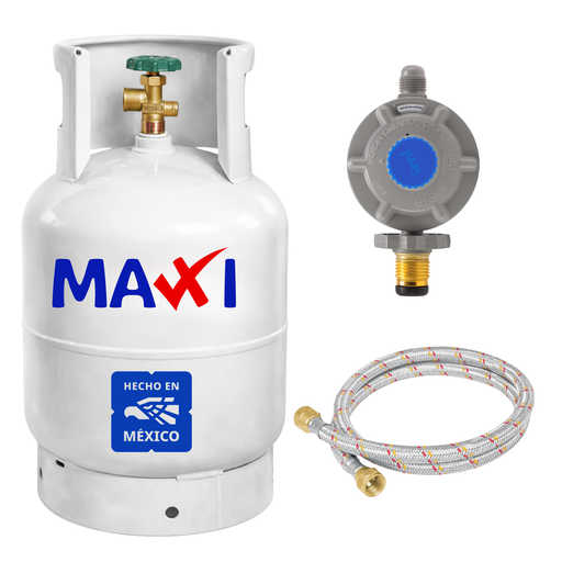 [KITLP9] TANQUE 9KG + REGULADOR + MANGUERA DE GAS 1.5M