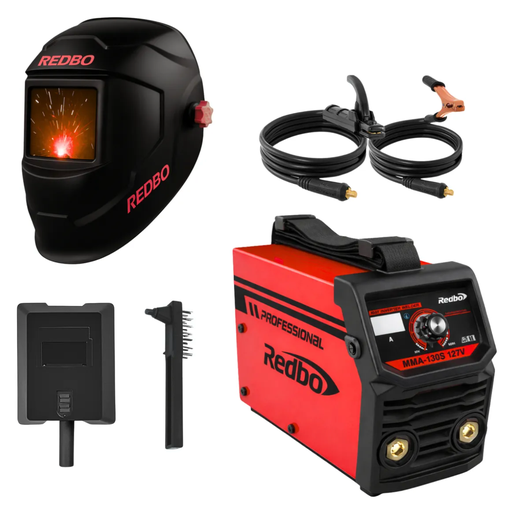 [MMA130S+WM302] SOLDADORA INVERSORA 130A + CARETA ELECTRONICA