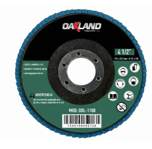 [DDL1106] DISCO LAMINADO 4 1/2 GRANO 60