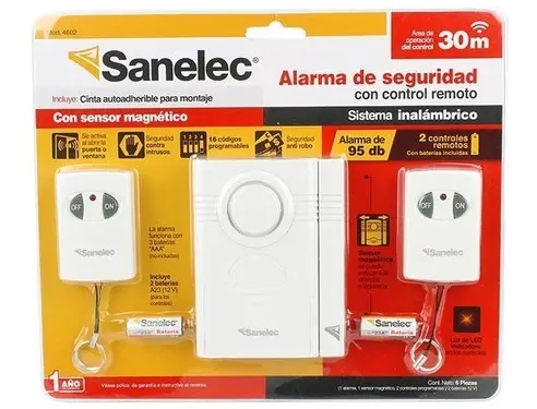 [4602] ALARMA DE SEGURIDAD CON CONTROL 